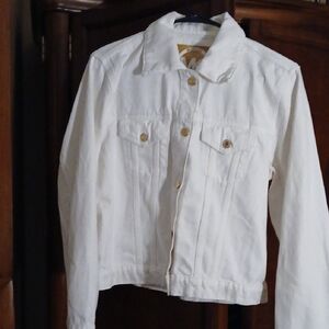 Michael Kors -White Denim Jacket